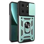 For Infinix Note 30i Sliding Camera Cover Design TPU+PC Phone Case(Green)
