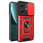 For Infinix Smart 8 Plus / 8 Pro Sliding Camera Cover Design TPU+PC Phone Case(Red)