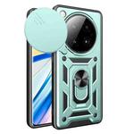For Infinix Zero 40 5G Sliding Camera Cover Design TPU+PC Phone Case(Green)