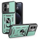 For Infinix Smart 9 / Hot 50i Sliding Camera Cover Design TPU+PC Phone Case(Green)