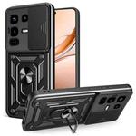 For Infinix Note 50 Pro 4G Sliding Camera Cover Design TPU+PC Phone Case(Black)