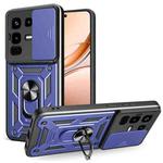 For Infinix Note 50 Pro 4G Sliding Camera Cover Design TPU+PC Phone Case(Blue)