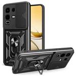 For Infinix Note 50s Sliding Camera Cover Design TPU+PC Phone Case(Black)