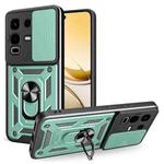 For Infinix Note 50s Sliding Camera Cover Design TPU+PC Phone Case(Green)