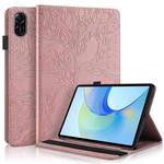 For Honor Pad X9 / X8 Pro Tree Life Series Embossed Leather Tablet Case(Rose Gold)