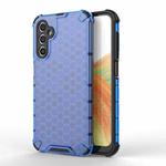 For Samsung Galaxy A24 4G Shockproof Honeycomb PC + TPU Protective Phone Case(Blue)
