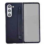 For Samsung Galaxy Fold5 Integrated PC Phone Case with Stylus(Black)