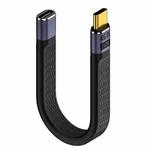 240W 40Gbps USB-C / Type-C Male to USB-C / Type-C Female Flexible Board Data Cable