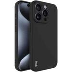 For iPhone 15 Pro imak UC-4 Series Straight Edge TPU Phone Case(Black)