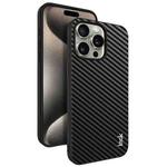 For iPhone 15 Pro Max IMAK LX-5 Series Shockproof PC + PU + TPU Protective Phone Case(Carbon Fiber Texture)