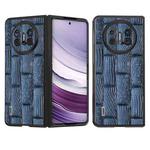 For Huawei Mate X5 ABEEL Genuine Leather Mahjong Pattern Black Edge Phone Case(Blue)