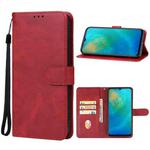 For OUKITEL C38 Leather Phone Case(Red)