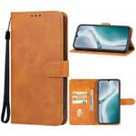 For OUKITEL C50 Leather Phone Case(Brown)