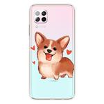 For Huawei P40 lite E / Y7p Shockproof Painted TPU Protective Case(Love Corgi)