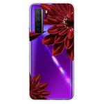 For Huawei P40 lite 5G / nova 7 SE Shockproof Painted TPU Protective Case(Red Flower)