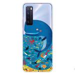 For Huawei nova 7 5G Shockproof Painted TPU Protective Case(Whale Seabed)