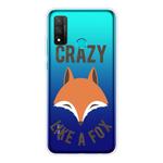For Huawei P smart 2020 Shockproof Painted TPU Protective Case(Fox)