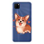 For Huawei Y5p / Honor 9S Shockproof Painted TPU Protective Case(Love Corgi)