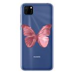 For Huawei Y5p / Honor 9S Shockproof Painted TPU Protective Case(Red Butterfly)