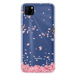 For Huawei Y5p / Honor 9S Shockproof Painted TPU Protective Case(Cherry Blossoms)