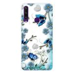 For Huawei Y6p Shockproof Painted TPU Protective Case(Chrysanthemum Butterfly)