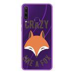 For Huawei Y6p Shockproof Painted TPU Protective Case(Fox)