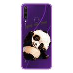 For Huawei Y6p Shockproof Painted TPU Protective Case(Fighting Panda)