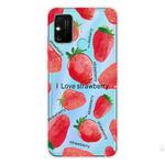 For Huawei Honor 9A Shockproof Painted TPU Protective Case(Strawberry)
