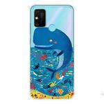 For Huawei Honor 9A Shockproof Painted TPU Protective Case(Whale Seabed)