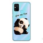 For Huawei Honor 9A Shockproof Painted TPU Protective Case(Fighting Panda)