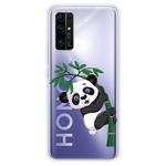 For Huawei Honor 30 Shockproof Painted TPU Protective Case(Bamboo Panda)