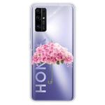 For Huawei Honor 30 Shockproof Painted TPU Protective Case(Flower Umbrella)