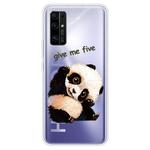 For Huawei Honor 30 Pro Shockproof Painted TPU Protective Case(Fighting Panda)