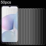 For Cubot Note 50 50pcs 0.26mm 9H 2.5D Tempered Glass Film