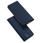 For Xiaomi Redmi 9 DUX DUCIS Skin Pro Series Horizontal Flip PU + TPU Leather Case, with Holder & Card Slots(Blue)