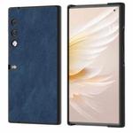 For Honor V Purse ABEEL PU Leather Black Edge Phone Case(Blue)