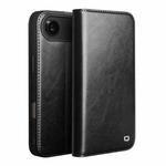 For iPhone 17 Air QIALINO Classic Genuine Leather Phone Case(Black)