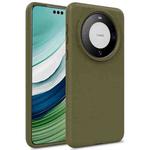 For Huawei Mate 60 Pro Wheat Straw Material + TPU Phone Case(Army Green)