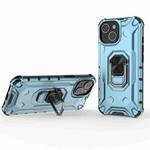 For iPhone 15 Plus Ice Armor Series Ring Holder Phone Case(Blue)