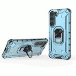 For Samsung Galaxy S23+ 5G Ice Armor Series Ring Holder Phone Case(Blue)