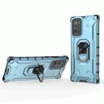 For Samsung Galaxy Note20 Ice Armor Series Ring Holder Phone Case(Blue)
