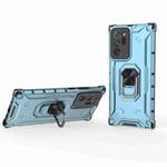 For Samsung Galaxy Note20 Ultra Ice Armor Series Ring Holder Phone Case(Blue)
