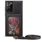 For Samsung Galaxy Note20 ESEBLE Star Series Lanyard Holder Card Slot Phone Case(Black)