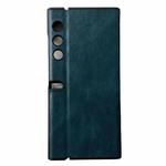 For Honor V Purse Crazy Horse Texture Leather Shockproof Phone Case(Blue)