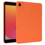 For iPad 10.2 2021 / 2020 / 2019 Oil Spray Skin-friendly TPU Tablet Case(Orange)