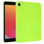 For iPad 10.2 2021 / 2020 / 2019 Oil Spray Skin-friendly TPU Tablet Case(Fluorescent Green)