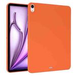 For iPad Air 13 2024 Oil Spray Skin-friendly TPU Tablet Case(Orange)