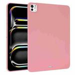 For iPad Pro 11 2024 Oil Spray Skin-friendly TPU Tablet Case(Pink)