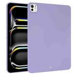 For iPad Pro 11 2024 Oil Spray Skin-friendly TPU Tablet Case(Purple)