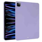 For iPad Pro 12.9 2018/2020/2021/2022 Oil Spray Skin-friendly TPU Tablet Case(Purple)